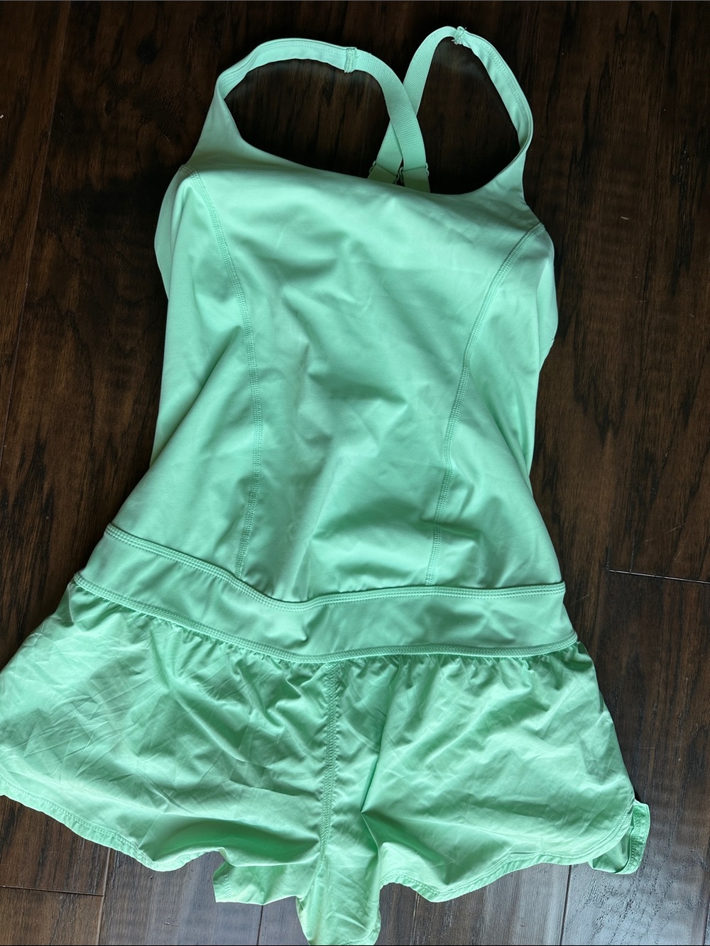 FP Movement xHatch Mint Green Romper with Shelf Bra